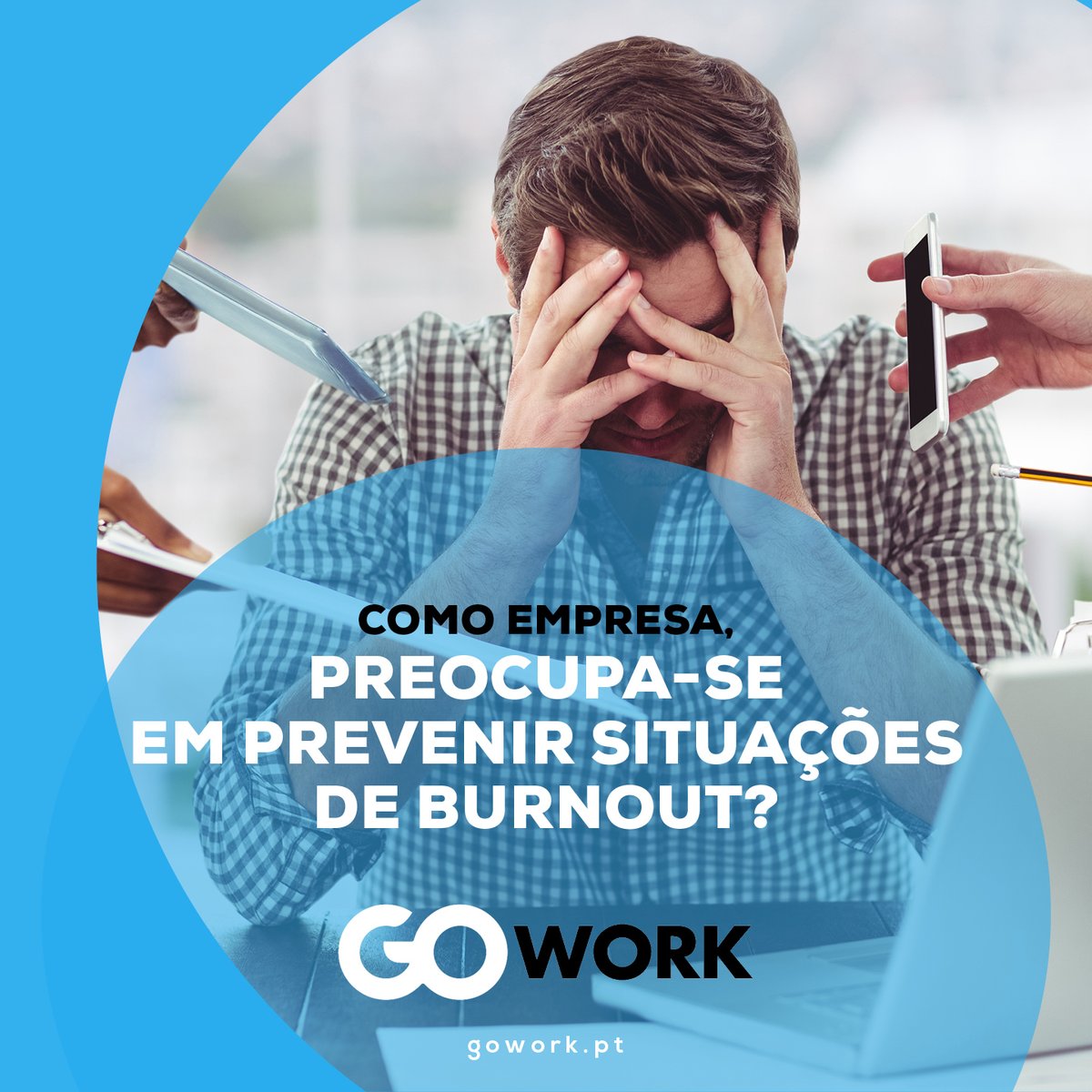 GOWork's tweet photo. Segundo a Eco Sapo, Portugal é o país da União Europeia com maior risco de burnout. 

Dicas para prevenção:
1. Flexibilize horários;
2. Ofereça análise de desempenho e feedback; 
3. Crie um ambiente de trabalho mais inclusivo.  

Leia o artigo completo: https://t.co/1nR9f8fAWk https://t.co/UxmEcAtMR7