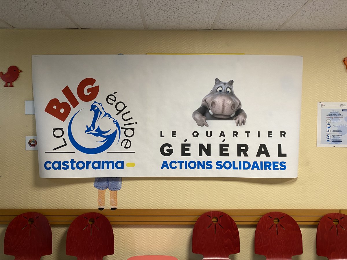 Ce n’était pas Valérie Damidot ou Stéphane Plaza qui étaient attendus mardi dernier à Jeanne de Flandre, mais la BIG équipe de <a href="/castorama_fr/">Castorama</a> pour transformer la salle d’examen et la salle de détente des soignants de l’hôpital de jour pédiatrique 🤩.
👉 swll.to/uSDnA