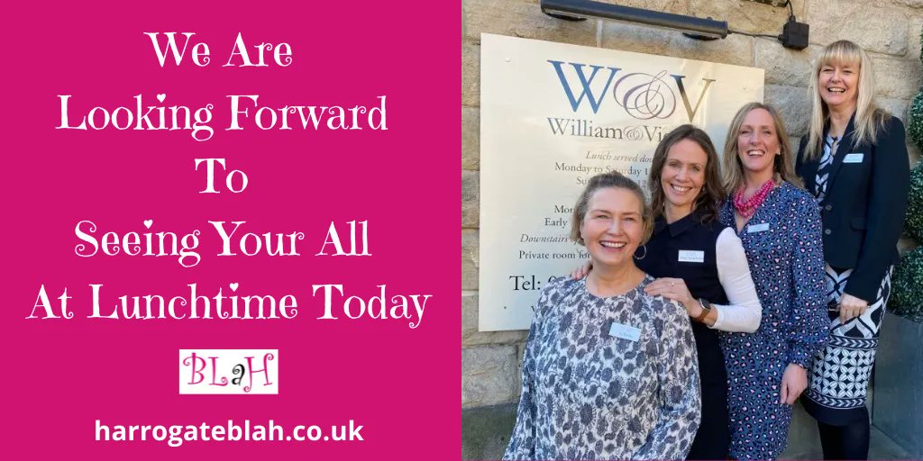 As usual we are very much looking forward to seeing everyone at lunchtime today for an inspiring session with Viv Parry of <a href="/BeAmazingUK/">Be Amazing Ltd</a>.  See you then.

#harrogatenetworking #ladiesnetworkingharrogate #harrogateindies