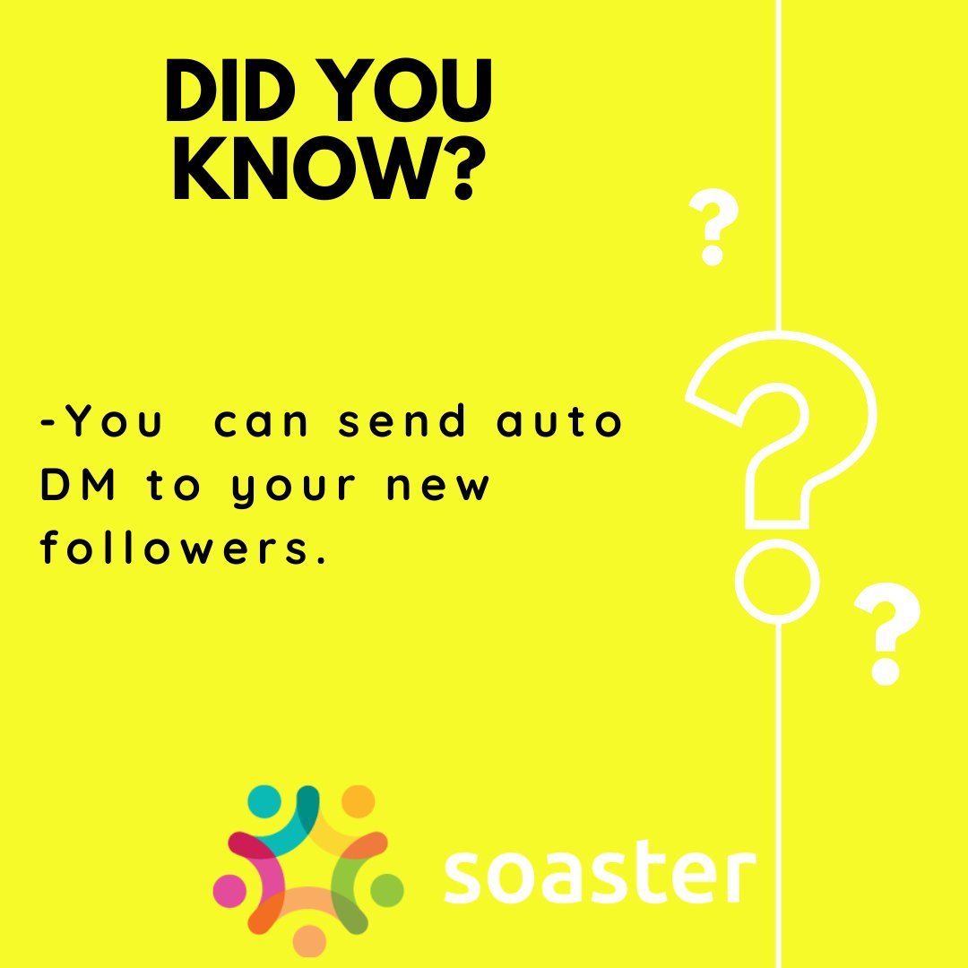 soastermarketng's tweet photo. You can send auto DM to your new followers.

https://t.co/MWWyZZ5v0J

#digitalmarketingtips #twittertools #socialmedia #soaster https://t.co/LYiHFaDTBb