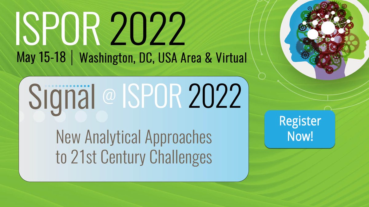 ISPORorg's tweet image. Friendly reminder, you’ll need to be registered for #ISPORAnnual to participate in the next #ISPORSignal Series episode “New Analytical Approaches to 21st Century Challenges,” scheduled for 10:15AM EDT, May 16. Not registered yet? What are you waiting for? ow.ly/fU1L50IWYP0