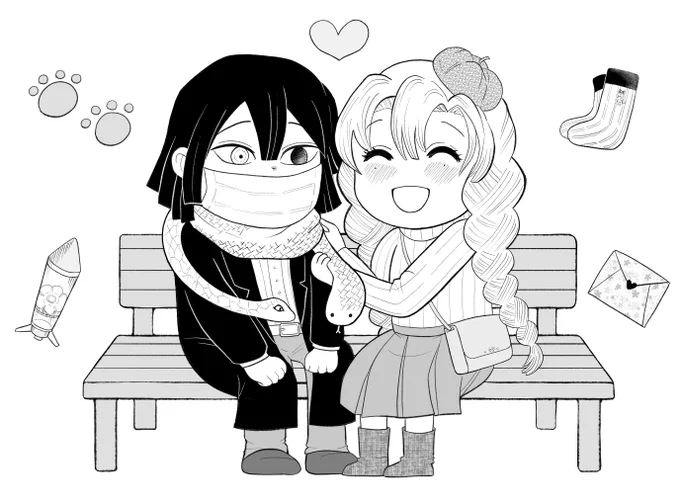 ありがとうキメ学。どの世界線でもおばみつは最高にかわいいね❤️ 