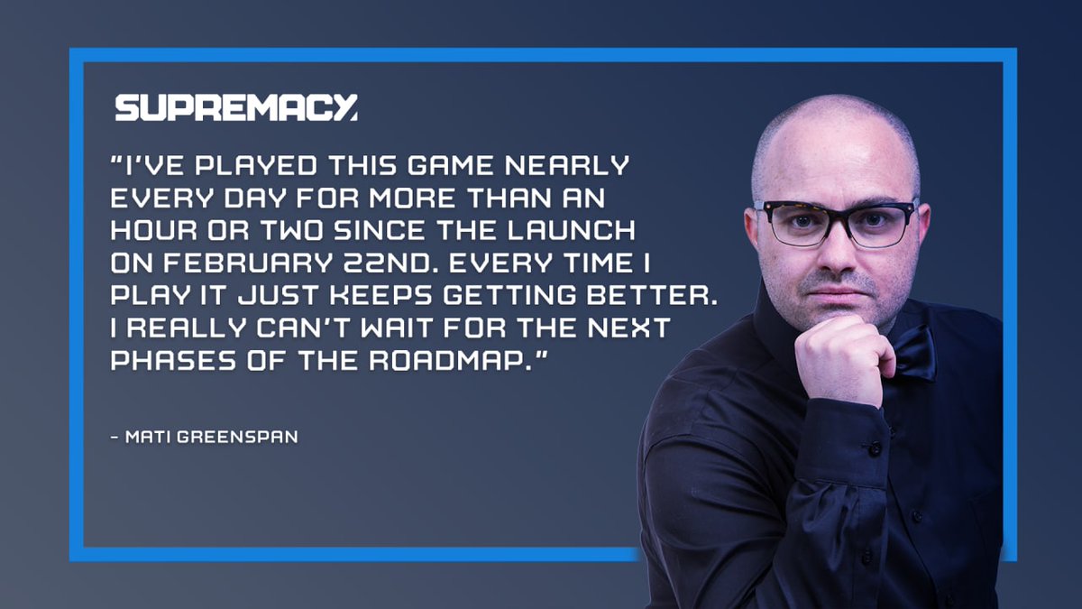 SupremacyMeta's tweet photo. How many of you have seen @MatiGreenspan causing all sorts of carnage in the Battle Arena?

Play Supremacy at https://t.co/YP0RVJvr9Q to fight along side him...or against him if you dare...😈
#MetaverseNFT #NFTCommunity #NFTGame #CryptoGaming #GameFi https://t.co/WIPmrzlsZk