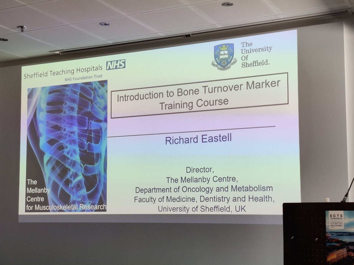 Ready for start of #ects2022 with training course on bone turnover markers
@ECTS_soc
#helsinki #bone #boneturnover https://t.co/P3nKOAWBOP