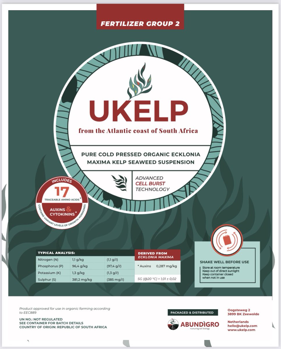 SoilBiologyLtd's tweet photo. Insight into @EuropeMakro Oxyturf and UKelp… https://t.co/6YZIu76zGd https://t.co/xJnoKK8x4a