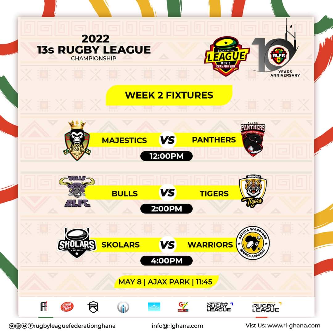 GhanaRL's tweet image. #dynamicfriday
𝚃𝚑𝚎 𝟸0𝟸𝟸 𝟷𝟹𝚜 𝚁𝚞𝚐𝚋𝚢 𝙻𝚎𝚊𝚐𝚞𝚎 𝙲𝚑𝚊𝚖𝚙𝚒𝚘𝚗𝚜𝚑𝚒𝚙 𝚌𝚘𝚗𝚝𝚒𝚗𝚞𝚎𝚜 𝚝𝚑𝚒𝚜 𝚠𝚎𝚎𝚔𝚎𝚗𝚍. 𝙳𝚘𝚗'𝚝 𝚖𝚒𝚜𝚜 𝚘𝚞𝚝. 

#sayrugbyleague #13srl #13schampionship #MEA2022 #2022RL13S #GrowRugbyLeague