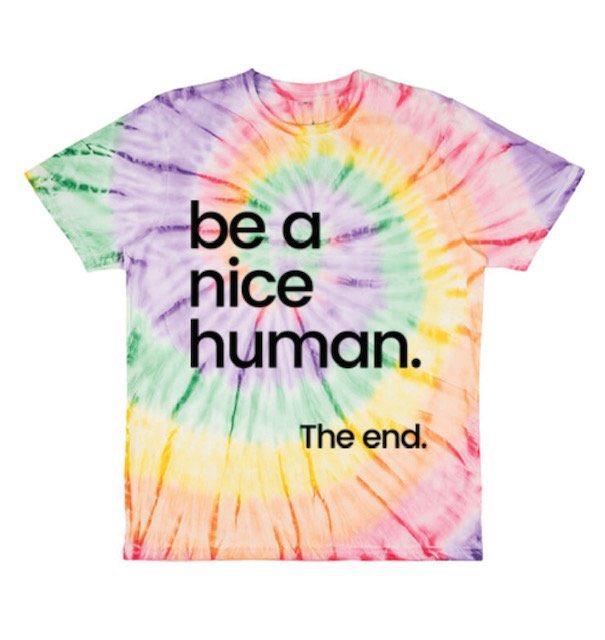 Let’s get #nicehuman trending RT
<a href="/AnnaKennedy1/">Anna Kennedy OBE</a> 
<a href="/festability/">Festability</a> 

Step into summer with these brightly coloured Be A Nice Human t-shirts.  bornanxious.co.uk/born-anxious-c… #nicehumans #summer #festivalvibes #festability #inclusion #bornanxious