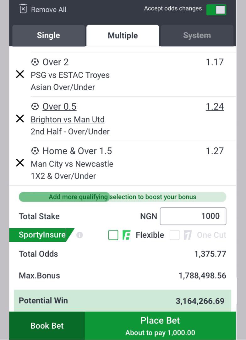 BettingTipsMan's tweet photo. Hey guys! Are you ready for the weekend !? 

Well analyzed 1.3k Odds 🔥🔥
…..1k gives 3.1Million 💼💸 

Don’t miss this!! 400k giveaway to first 200 people to retweet this once we BooM 🎁🎁

JOIN MY CHANNEL FOR CODE https://t.co/l1hAUSFQDE https://t.co/jcRP8nHDlD