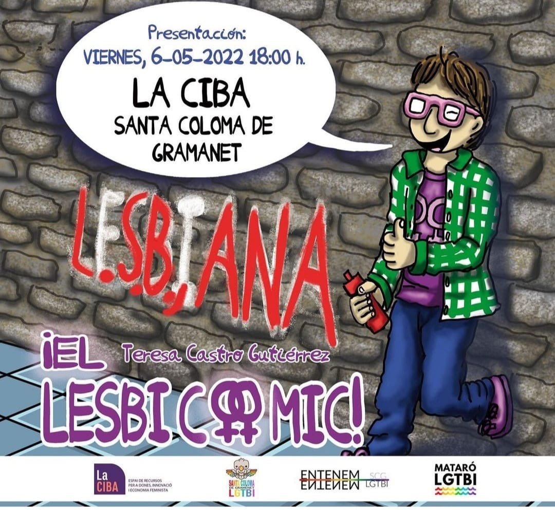 🏳️‍🌈💜 Hoy Viernes se hará realidad el primer encuentro físico con una ponente de nuestras Charlas Online con <a href="/tcastrocomics/">Teresa Castro Cómics</a> 

👩🏻‍🎨🎨 ARTivista, nos presentará ‘El LesbiCómic’ a las 18:00 en @lacibascg y nos acompañara @heidiperezpe Presidenta de @matarolgtbi 
Os esperamos!!!