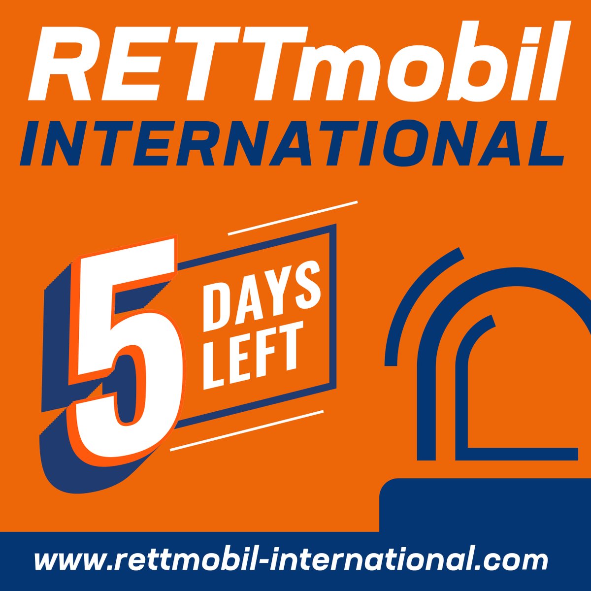 Preparations are in full swing and our anticipation couldn't be greater! 😍 Only 5 days left until #RETTmobil2022! 🚨 We hope to meet many of you🥳