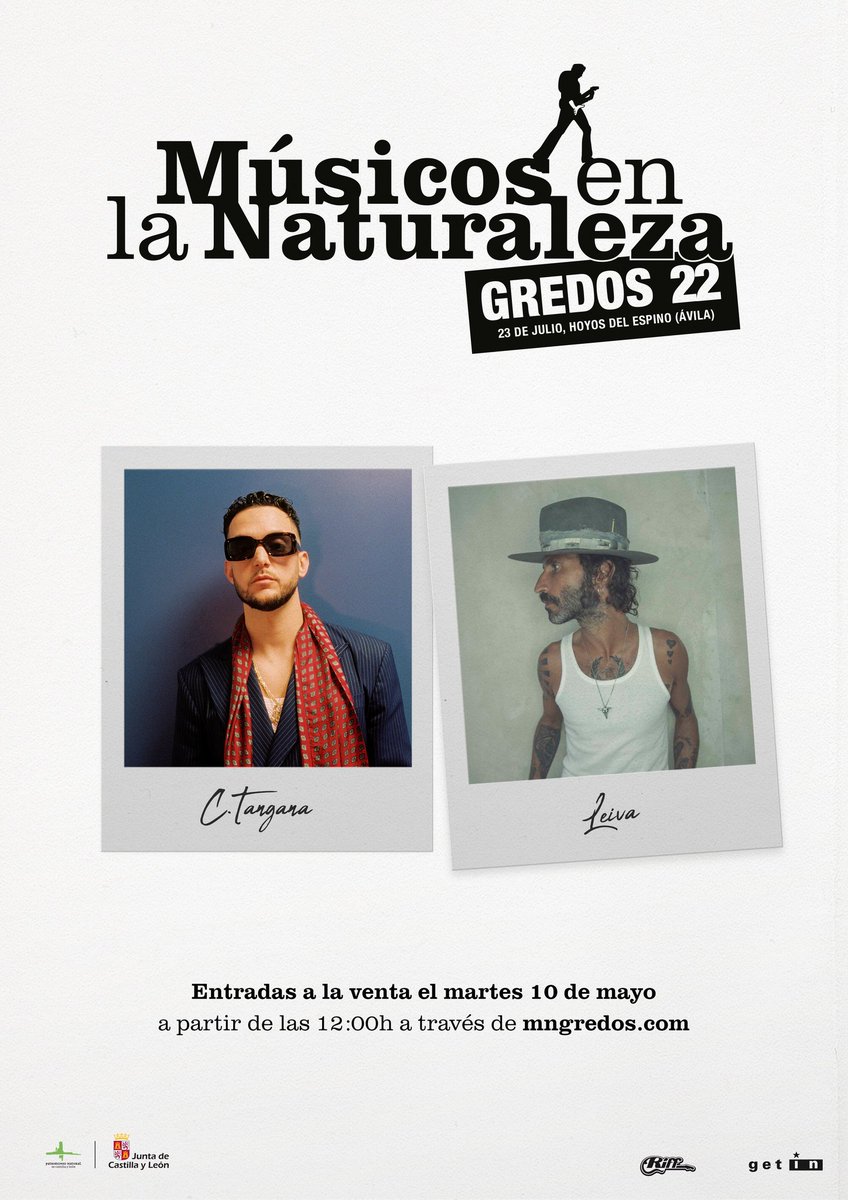 patrimonionat's tweet photo. Tras dos años sin música en #Gredos,  vuelve #MusicosenlaNaturaleza con una edición muy especial. Será la #MNEdiciónXV y contará con @c_tangana,  @Leiva_Oficial e @ivanferreiro
...Nos vemos el 23 de julio en Hoyos del Espino #Ávila https://t.co/XQuBXvuB7G