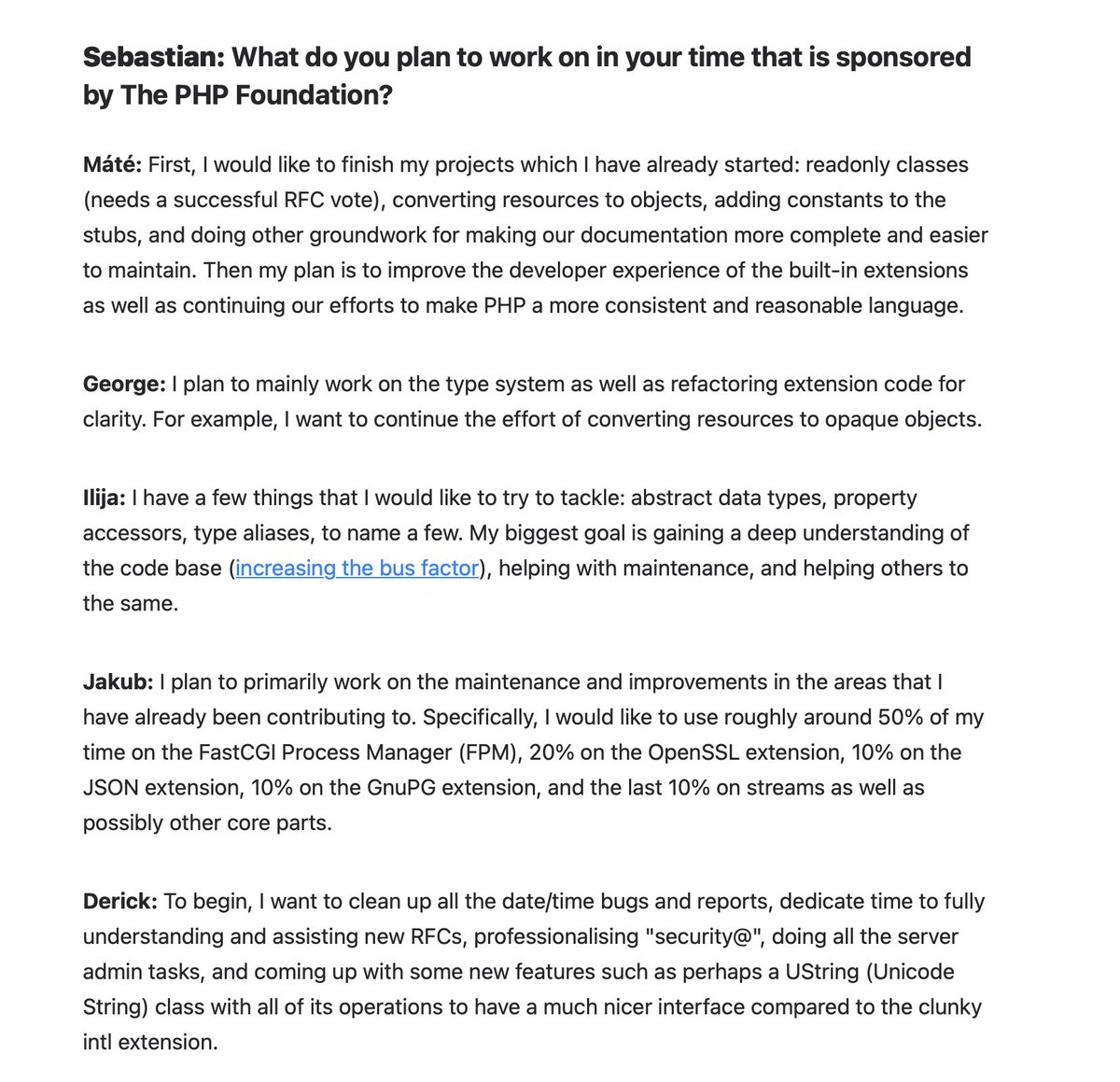 freekmurze's tweet image. PHP is in a good place. Here’s what the new contributors will mainly be working on!

Read the entire interview here: thephp.foundation/blog/2022/05/0…