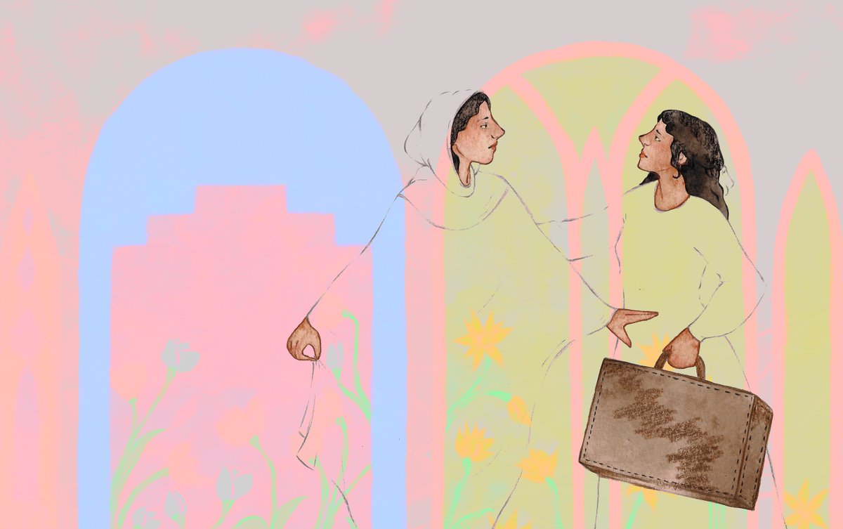 1) How can illustration make us re-think migration stories? During Swansea's <a href="/PERCEPTIONS_EU/">PERCEPTIONS</a> workshops, illustrator Carys Walsh beautifully drew activist &amp; filmmaker Sweeta Durrani's story, reflecting themes migrants expressed in PERCEPTIONS’ interviews: hope, loss &amp; uncertainty.