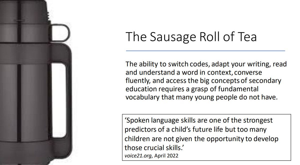 RWBAHolocaust's tweet photo. 'My session takeaway, a 'sausage roll of tea''

'What human wisdom &amp; regard for children's voices' @PSHEsolutions 

'@rwbaliteracy, the implications of opening remarks, Amazon, censorship of language &amp; Orwell, will stay with me... ' 11/13 #EYP2CtW22 feedback RT @THEAnitaEllis https://t.co/xihD3ELEEQ