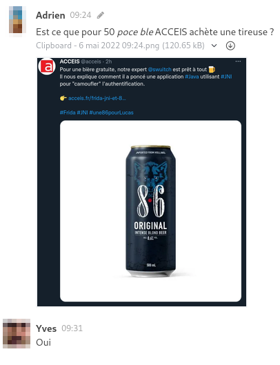 pix's tweet photo. Si on atteint les 50 likes, @acceis achète une tireuse !
(1000, c'est @elonmusk  qui rachète @acceis !) https://t.co/s14YTCK4HL