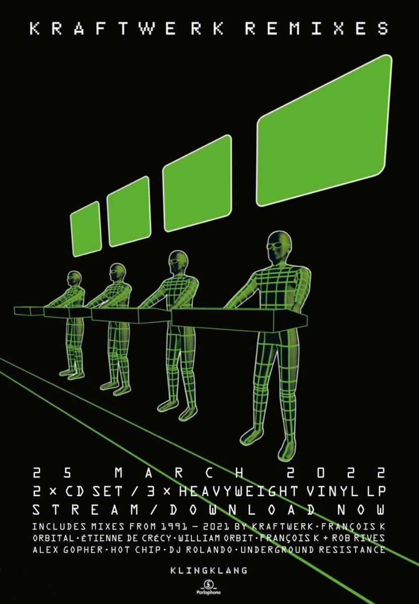 Kraftwerk, Remixes, March 2022.