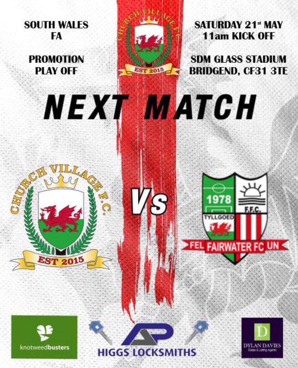 LlantwitRFC's tweet photo. On 21st May we'll be #TurningRed to support our brothers from @ChurchVillageFC in their promotion play-off game. You can do it boys ♥️ #OneVillage https://t.co/tBvCfhgdjD