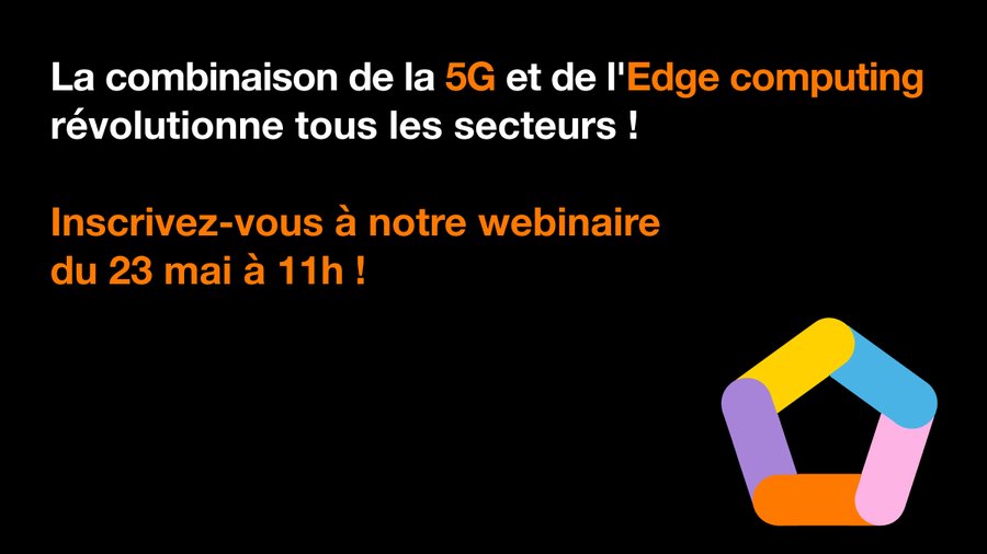 La combinaison de la #5G et de l'#Edge computing permettra de développer de nouveaux usages grâce à l’analyse des données en temps réel. 

Pour en savoir plus, participez au webinaire du 23 mai à 11h00 👉 bit.ly/3LXE44A
#Professionnels #Entrepreneurs #retail #santé