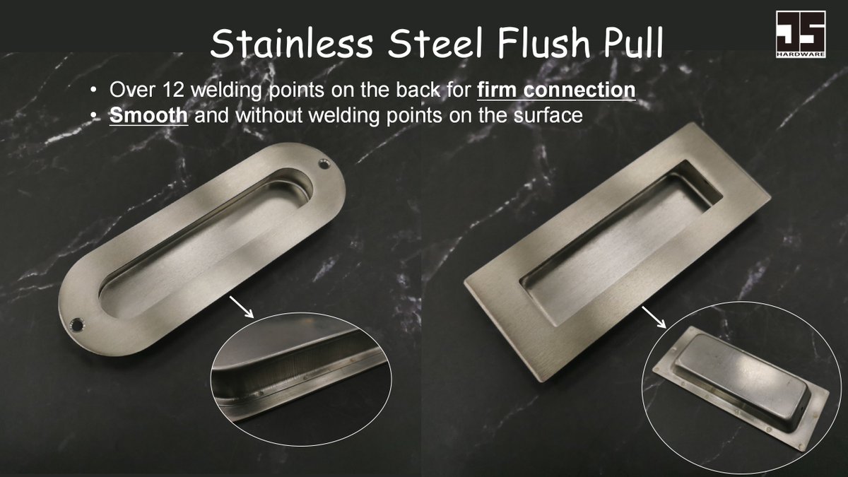 ChristyLiang7's tweet image. This is one of our door hardware--Flush Pull. Its surface is smooth and there are over 12 welding points for firm connection. Contact: sales1@jmsunda.com #door #flushpull #furniturehandle #cabinet #doorhardware