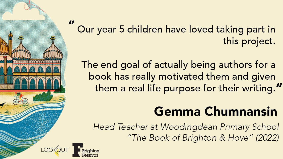 #TheBookOfBrightonAndHove launches THIS MONTH, May 23 &amp; 24. 

Find out more: bit.ly/3NcJzfZ🎉 

Co-commissioned by <a href="/brightfest/">Brighton Festival</a>  and caravan with #HeartOfGlass Created by @andyandbeckie  

Featuring <a href="/BenfieldPrimary/">Benfield Primary</a>, <a href="/WoodingdeanPS/">WoodingdeanPrimary</a> , <a href="/Queensparkpsch/">Queen’s Park Primary School, BRIGHTON</a>  &amp; #StLukesPrimary