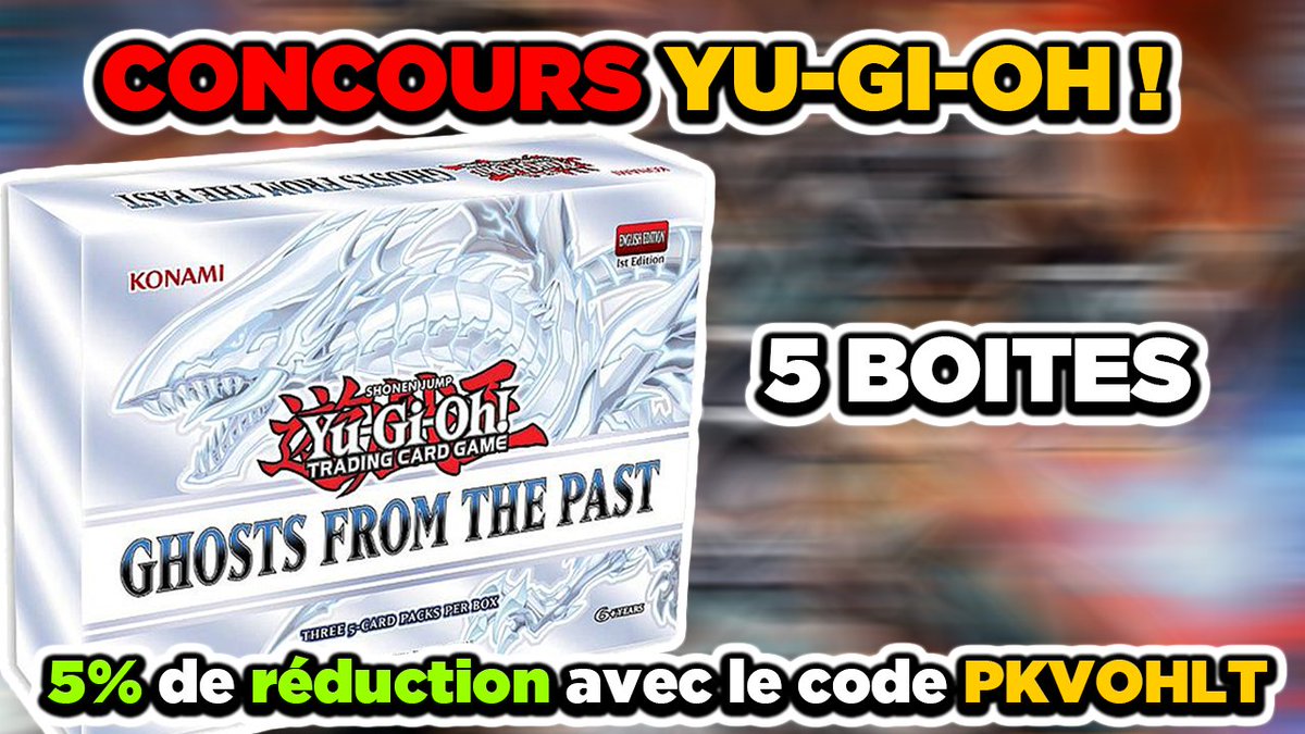 LE CONCOURS DE GHOST FROM THE PAST EST LA ! 

5 boites à gagner soit 1 case entière. 
Il suffit de RT le tweet 🔃 + follow ❤️ <a href="/Park_age/">Parkage</a> et moi même.

TAS LE 13/05/2022

5% de réduction avec le code PKVOHLT chez les fréros parkage.com/fr