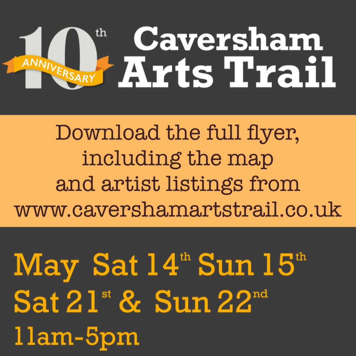You can download our full colour flyer from cavershamartstrail.co.uk .

This includes all the artist listings and a full map with venue addresses.

#caversham #artstrail #cavershamartstrail #rdguk #localartists #localart #localartist