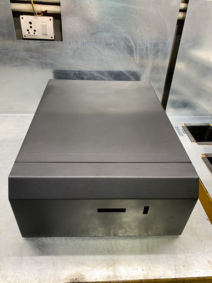 LaserTechnic's tweet photo. Electronic Cabinets.

Need custom #sheetmetal #fabrication? DM us.

#sheetmetalfab #cabinets #metalcabinets #enclosures #metalenclosures #sheetmetalfabrication #metalfab #metalfabrication #sheetmetalwork #bespoke #MadeInIndia #metalwork #Metalworking #lasertechnic_in #noida https://t.co/2IdAEViC4R