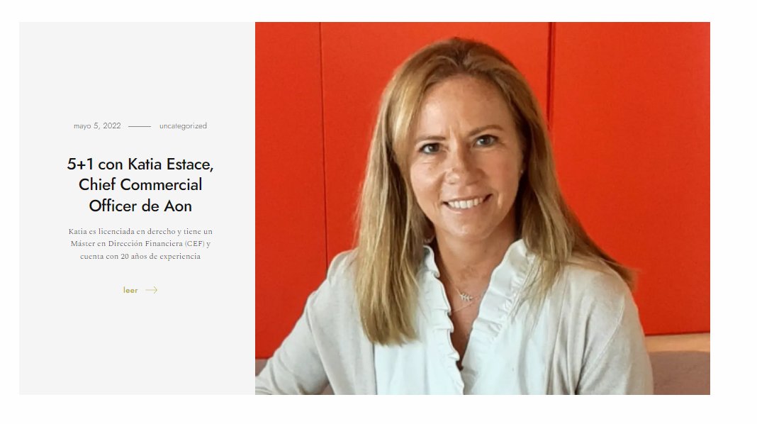 tadvisorsguild's tweet photo. ¿Cómo ve Katia Estace, la perspectiva del sector del #turismo y de los seguros asociados a este en 2022?
Hoy en nuestro #BlogWCCT hablamos de esto y mucho más, con la Chief Commercial Officer de @Aon_Espana 👉 https://t.co/3cstHl2upe
#WeCanChangeTravel #EntrevistasTAG #seguros https://t.co/nRMled7vcY