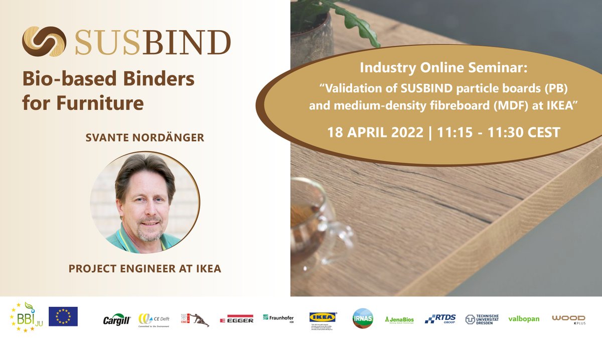 SUSBIND_BBI - SUStainable BINDers for furniture tweet media