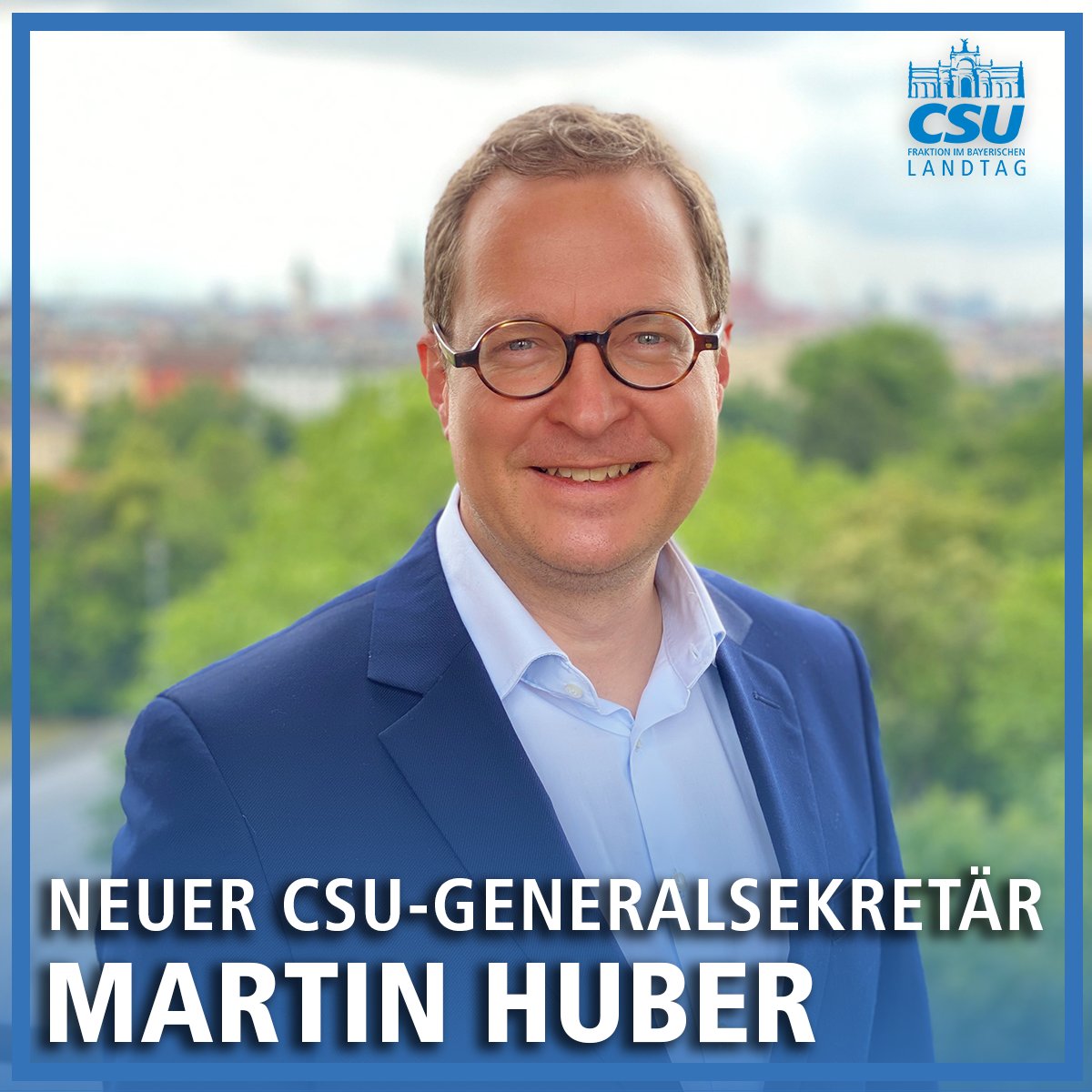 Aus der Mitte der Fraktion an die Parteispitze - Unser <a href="/MartinHuberCSU/">Martin Huber</a> ist neuer CSU-Generalsekretär! "Ich gratuliere ihm sehr herzlich zu seiner neuen Aufgabe“ – sagt unser Fraktionschef Thomas Kreuzer.