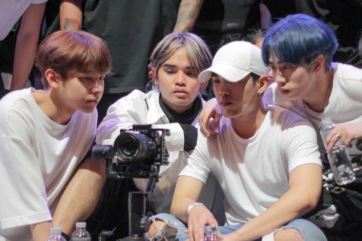 SB19Official's tweet photo. Want a look into how SB19 prepared for the @dunkinph concert? 🤔

Check out these behind-the-scenes photos!  📷 💙

#SB19 #SB19DunkinConcert_BehindPhotos https://t.co/JGLYWjvJ32