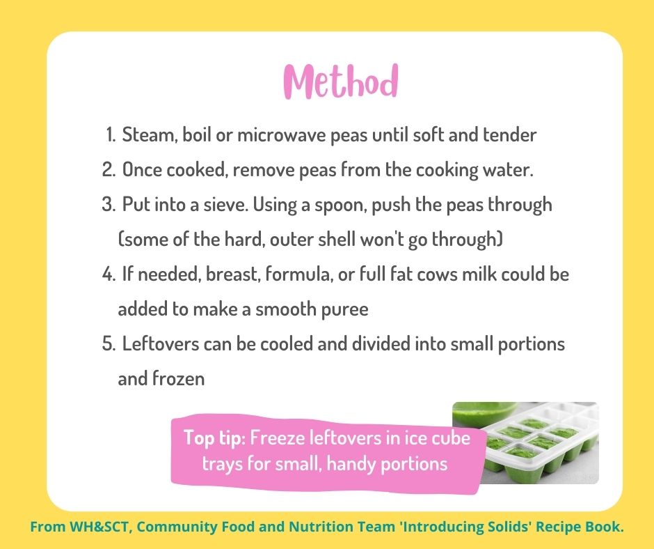 ClareGalway1's tweet photo. Encourage parents to offer bitter, blander foods when #introducingsolids to increase baby's acceptance of a wider range of tastes e.g. aubergine, courgette, brocolli, peas, potato, porridge, plain yoghurt.
@BDA_Paediatrics @NHSCTrust #PHDG #weaningweek2022 https://t.co/6B9jFSuEwP