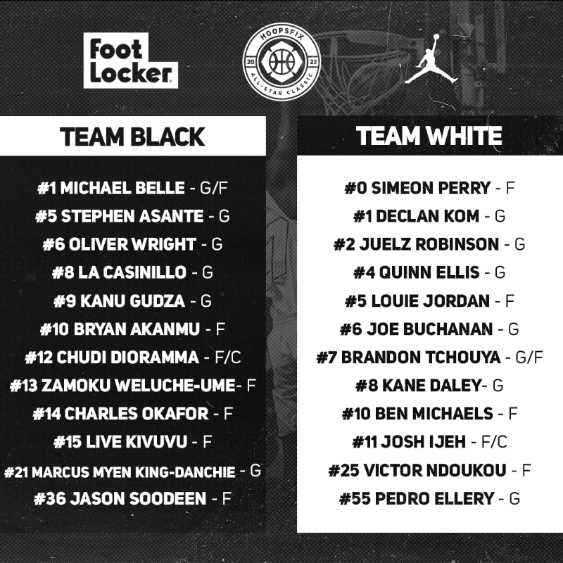 Hoopsfix's tweet photo. ✅  Rosters confirmed.

The teams are set for the U19 Men's game #HASC22!

🎟  https://t.co/tXy91sANci

#BritishBasketball