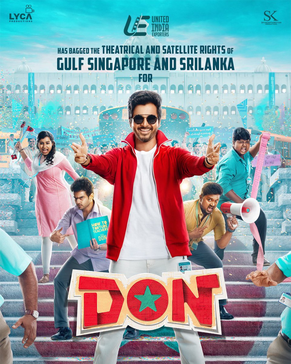 . #UnitedIndiaExporters have bagged the Theatrical for #DON for #Srilanka ✨

#DONfromMay13 in theatres 🔥
@AllIndiaSKFC
@Dir_Cibi @iam_SJSuryah @sooriofficial @priyankaamohan @itz_Thushaakar @SKProdOffl @LycaProductions  @suaibmeeran__