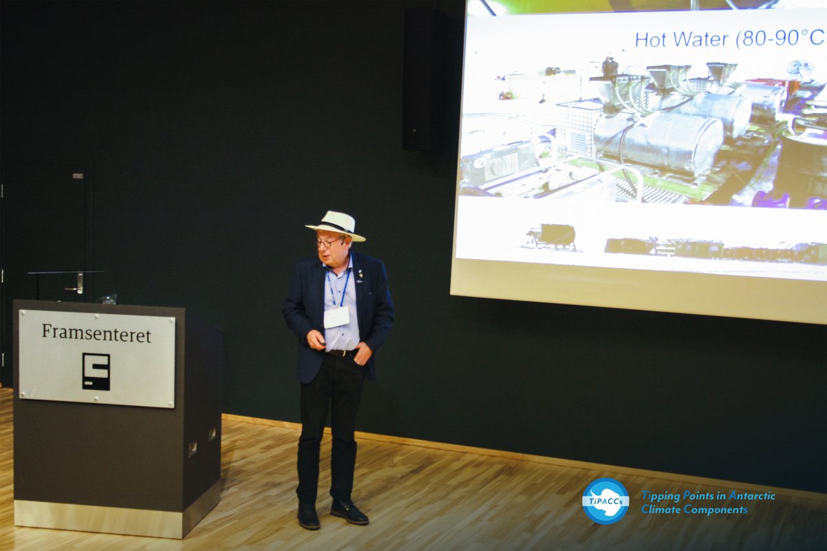 TiPACCs_EU's tweet image. Svein Østerhus, @NORCEresearch and @TiPACCs_EU researcher presenting at the #Antarktisseminar 2022 Tromsø this week @forskningsradet @NorskPolar

📷 by Katrin Jaklin, #NORCE