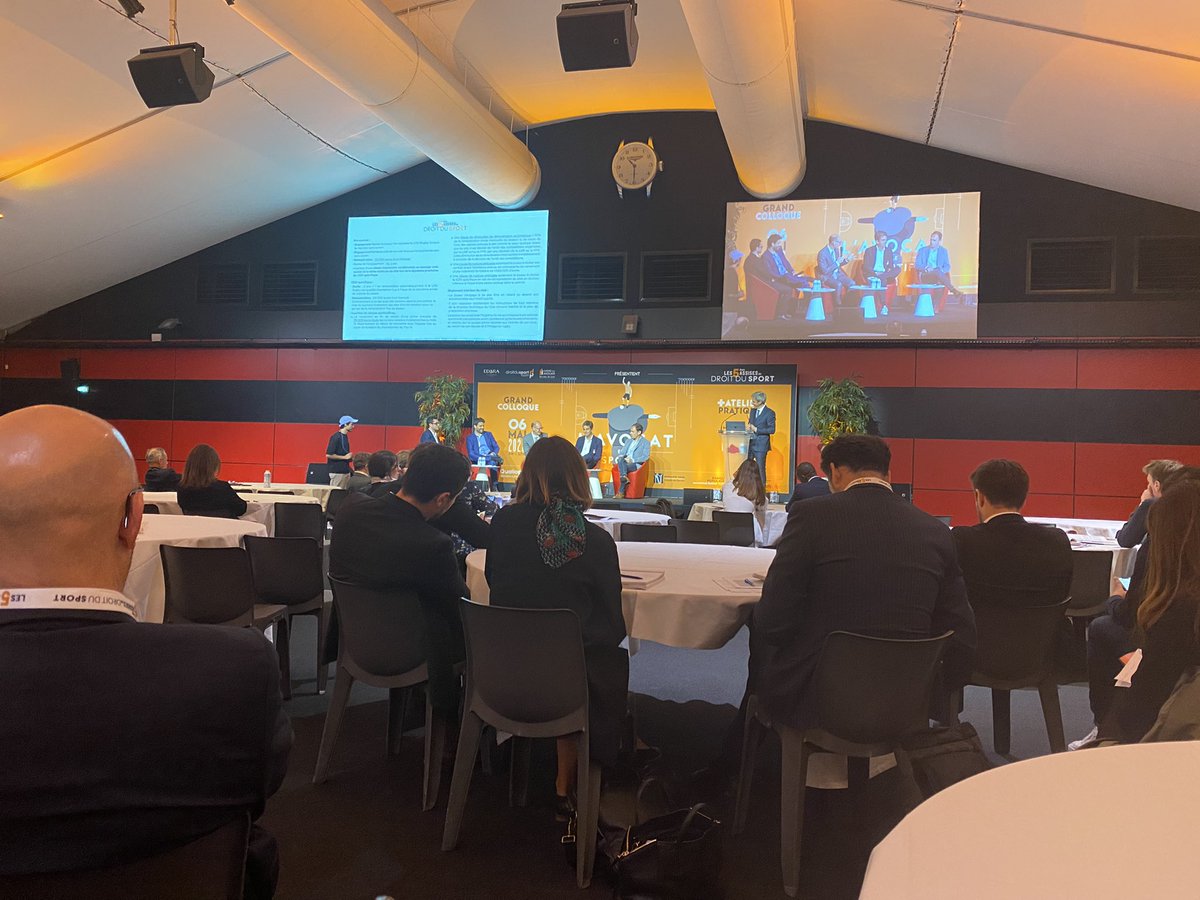 Aux 5e assises du droit du sport à Lyon au <a href="/LeLOURugby/">LOU Rugby</a> pour évoquer notamment le contrat de travail du sportif 🤾🏻⚽️🏀
.
.
.
<a href="/Droitdusportcom/">droitdusport.com</a> #droitdusport <a href="/CNBarreaux/">Conseil national des barreaux - les avocats</a> #avocats <a href="/EcoleDesAvocats/">Ecole des Avocats Rhône-Alpes EDARA</a>