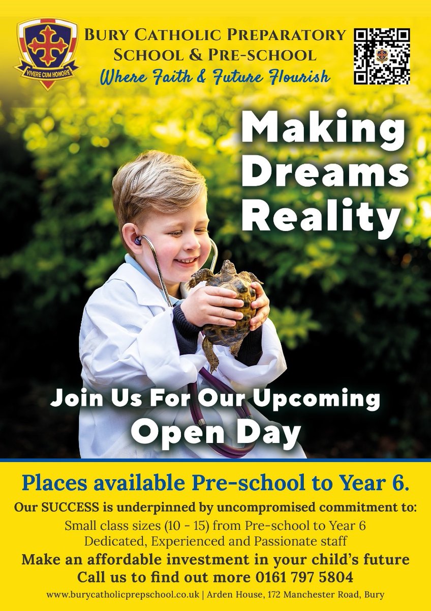 Join Us for Our Open Day Tomorrow 7th May - Come and meet some of our beautiful School Family and see what makes our School so Special 💗