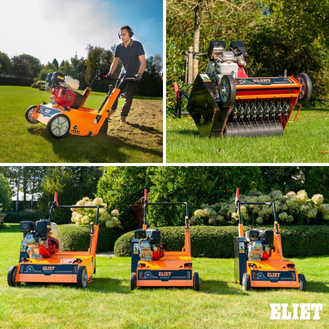 Are you ready to discover our new line of E ZR-scarifiers?
 
✔️ Self-propelled
✔️ Over-top rotating blades
✔️ Double Cut™ blades
✔️ Permanently Sharp Blades™
✔️ Time saving
 
Check out our full range at ap.lc/Wra3A

#lawncare #elietmachines