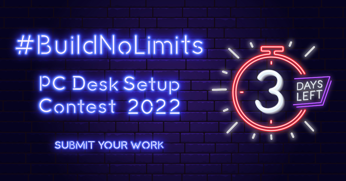 teamgroupinc's tweet photo. #BuildNoLimits 
The submission will be closed within 3 days.
Have you submitted your works?
Hope you guys had fun.

Afterward, there's a giveaway at the Final.
Everyone can join without any requirements.
Just Vote n Win!
Vote n Win! https://t.co/JAqrTF8xiP