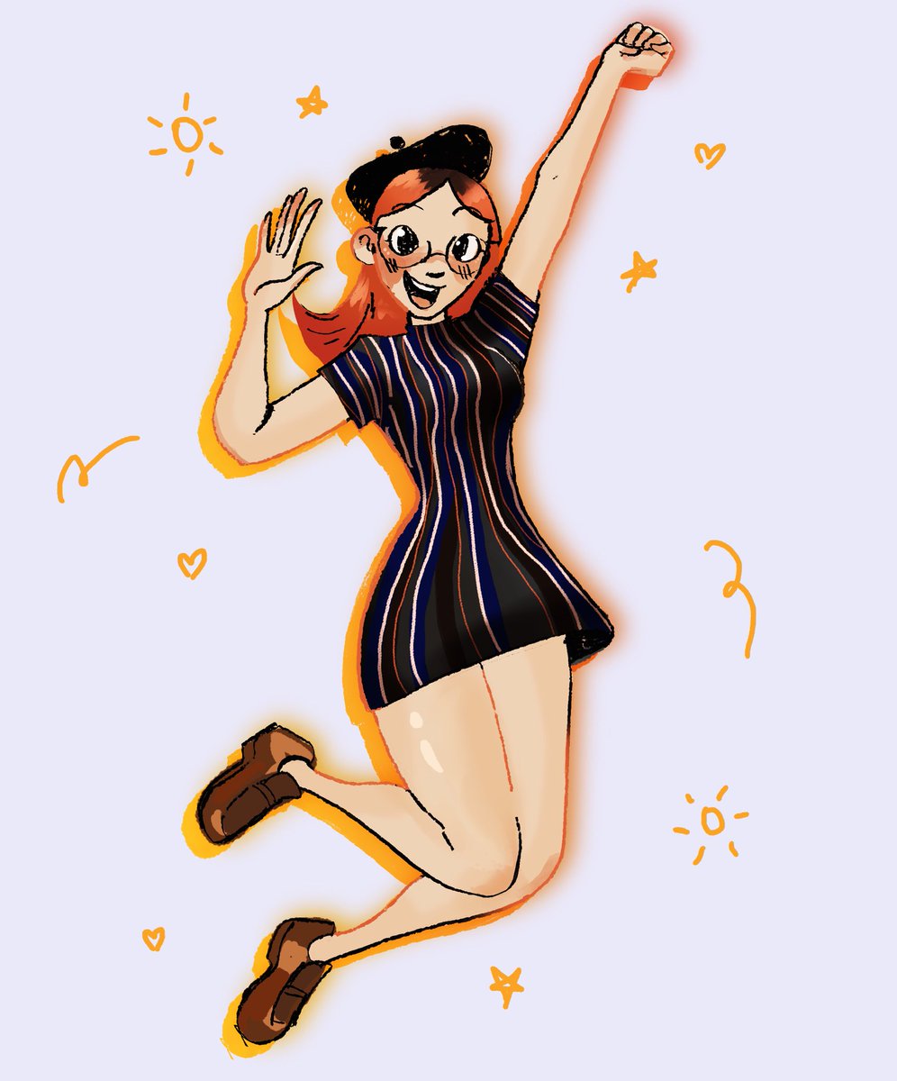 bellapgart's tweet photo. Doodle of my friend Sunny of what she wore during her Bfa defense!
#characterarr #artist https://t.co/cODLhcX18W