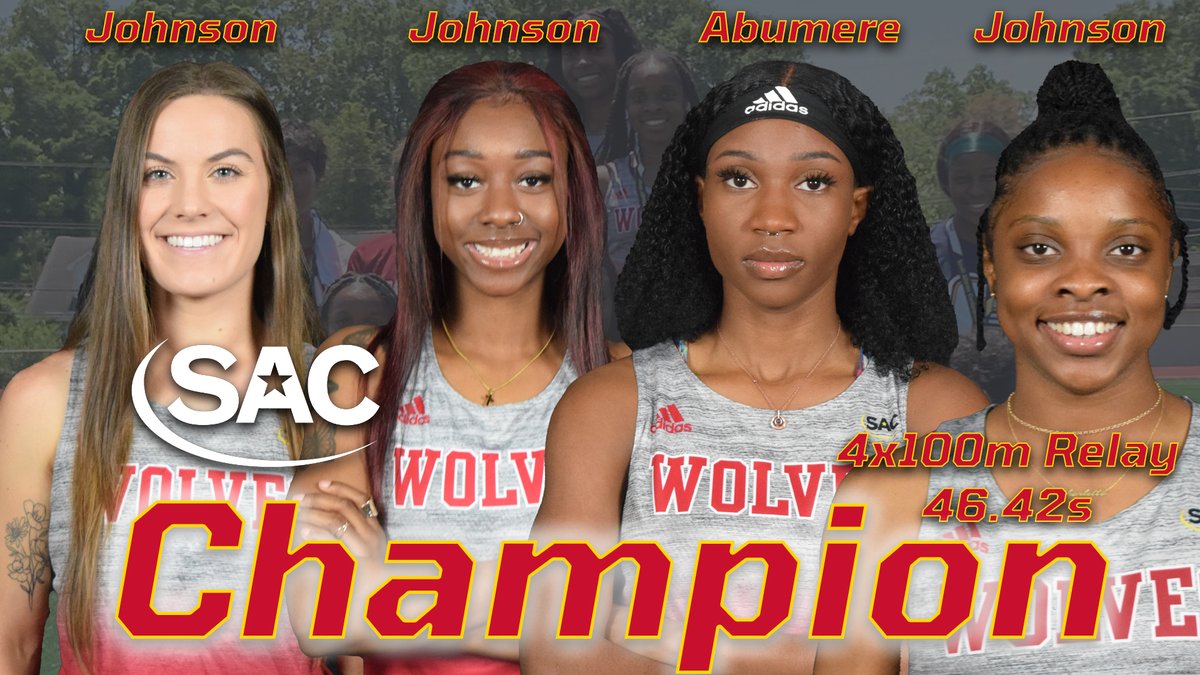 History was made on Day 1 of the <a href="/SAC_Athletics/">South Atlantic Conference</a> Outdoor Track and Field Championships for <a href="/NewberryTFXC/">Newberry Track & Field / Cross Country</a> as they had their first two event titles in program history!

Day 2 starts bright and early in the morning and you can follow along at newberrywolves.com/coverage!