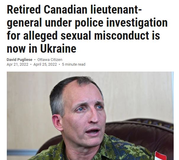 timand2037's tweet photo. About 3 weeks earlier: "Trevor #Cadieu left the #Canadian military on April 5, according to the Department of National Defence. He travelled to #Ukraine shortly after with the intention to volunteer for that country’s military." https://t.co/peCrcAUBBy https://t.co/3A8uLO0pqa