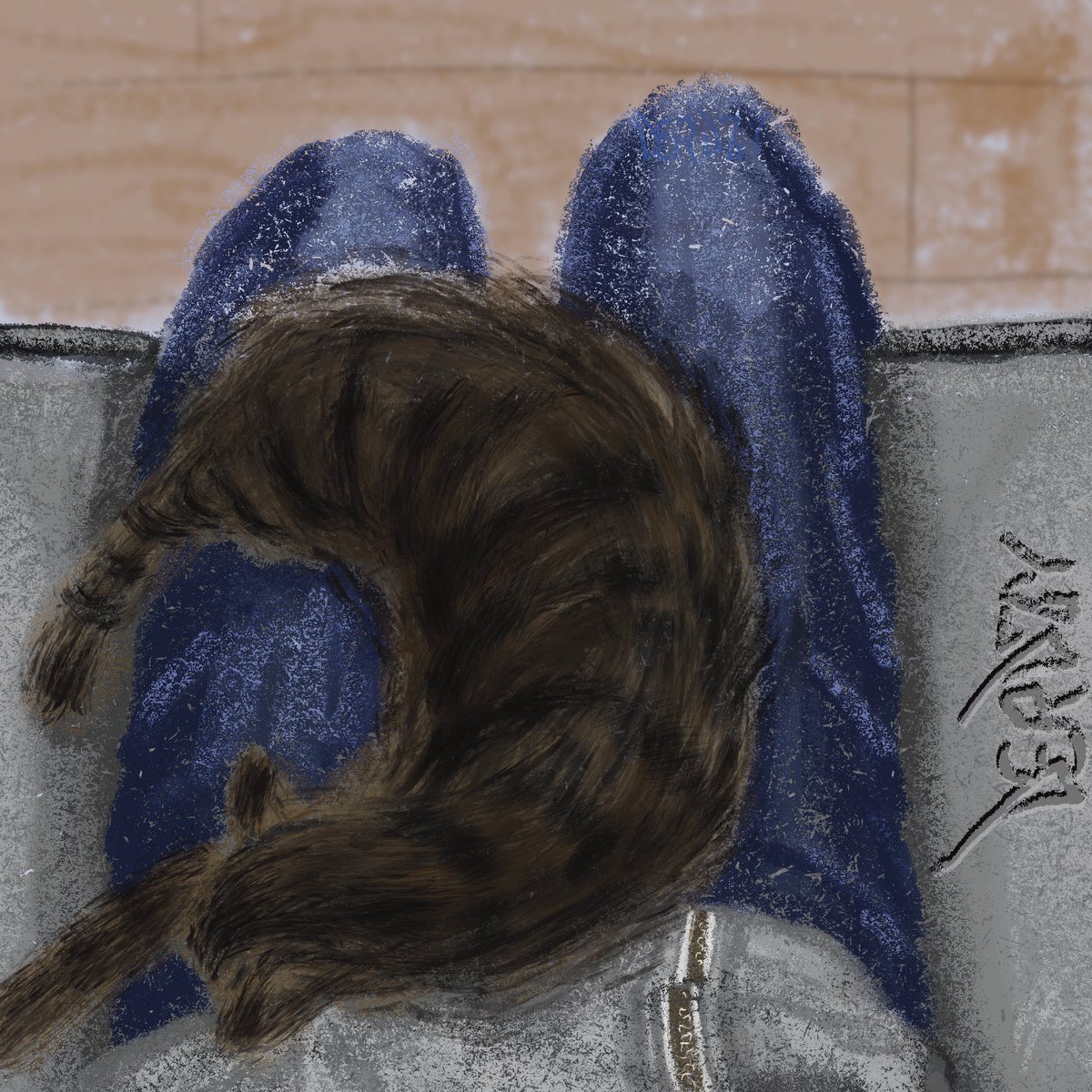 derdzy's tweet photo. Last Sketch of the night.  Couldn’t resist sketching my cat on my lap.  I’ve never been a Cat person, but this little man has stolen my heart :)

#ApplePencil #ApplePencil2 #cats #sketch #Procreate #procreateart #catsketches #art https://t.co/zNUt6ZI5qz