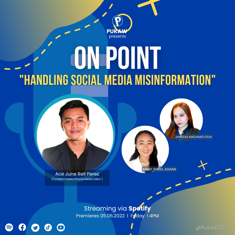 Pukaw2022's tweet photo. DIRECT,  UNBIASED, FEARLESS
Join us today, May 6, 2022, 4pm via Spotify, as we take you on today's relevant issues.  Where all issues are tackled, ON POINT. https://t.co/px2sxN7feR