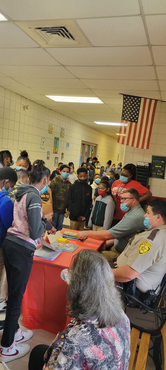 Students got an early start to career-readiness in a simulated college and career fair today during the JMES Career Awareness and College Day. A huge Cardinal thank you goes out to the following: 
<a href="/JeffCtySO/">Jefferson County Sheriff’s Office</a>
<a href="/SEARKCollege/">SEARKCollege</a> 
<a href="/arkansasdhs/">Arkansas Department of Human Services</a>
<a href="/PBPoliceDept/">PB Police Department</a> 
<a href="/uapbinfo/">UAPB Official</a>