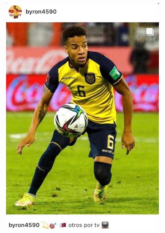 nicorivera05's tweet photo. El mensaje de Byron 👏🇪🇨

"Otros por TV"

Para ustedes @ANFPChile @adnradiochile @redgol @24HorasTVN @LaRoja https://t.co/z4blk9dGRy