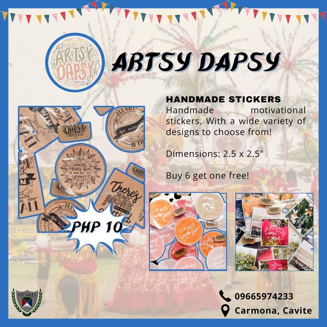 roselyndapiton's tweet photo. Hello! Featured ang stickers natin sa online bazaar ng UP! Order na! ๐ค
"๐ฃ๐ฎ๐ฐ๐ธ๐ฎ๐ด๐ฒ๐ ๐๐ฟ๐ผ๐บ ๐ง๐ต๐ฒ ๐ฆ๐ผ๐๐๐ต: ๐ฃ๐ฟ๐ผ๐บ๐ผ๐๐ถ๐ป๐ด ๐ ๐ฆ๐ ๐๐ ๐ถ๐ป ๐๐๐๐๐๐๐ฅ๐ญ๐ข๐ก"
#UPSMESOnlineBazaar
#DistinctDaringDifferent
https://t.co/VteYpRQfXc https://t.co/aCmyQ1z3b2