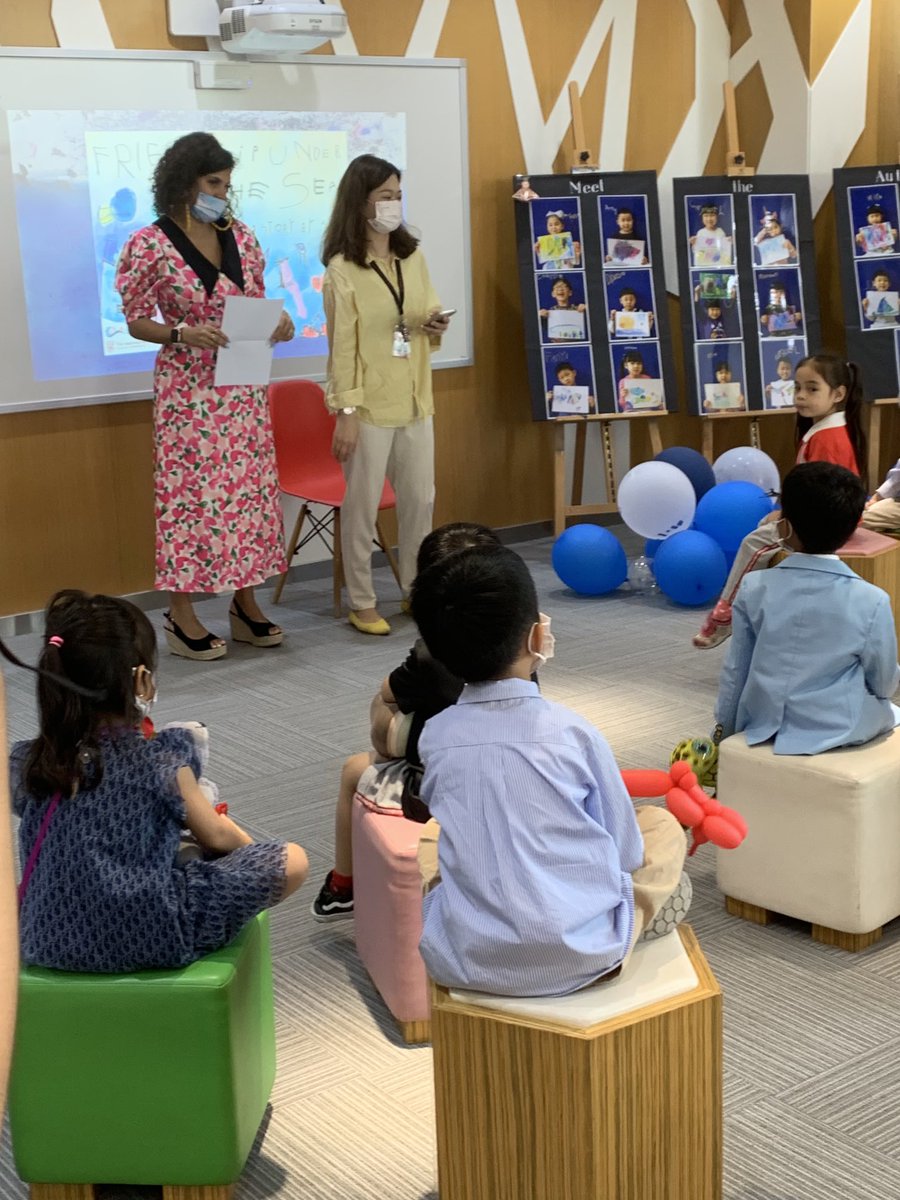 HiedeSchmidt's tweet photo. So proud of our JK5 students and teachers who wrote a book entitled “Friendship Under The Sea” to raise awareness and money for Coral reef restoration. ⁦@TISMacao⁩ #GrowingwithGrit #inquirers #problem solvers #changetheworld ⁦@MakLydia⁩ ⁦@tisgreenlife⁩ https://t.co/0OOW1GmFG5