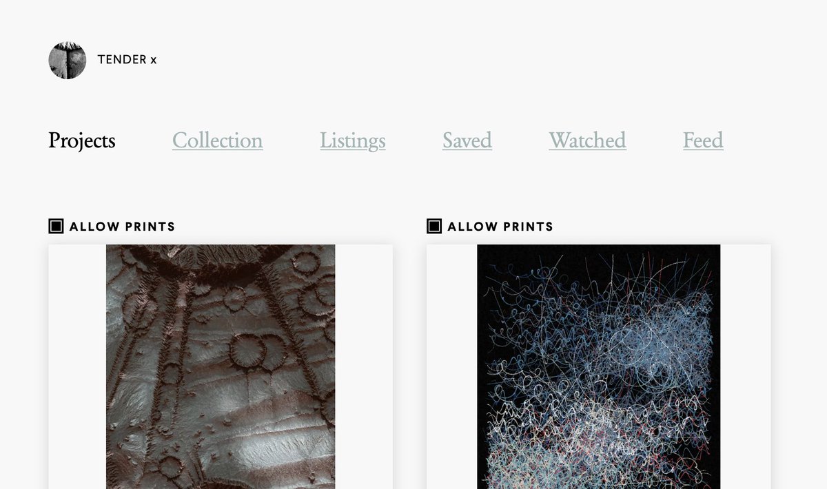 1/ We're ready to launch our fine art print service for <a href="/fx_hash_/">fxhash</a> but first we’re inviting EVERY ARTIST to select on fxtender.art that their projects can be printed by collectors.

Please help spread this call for action! ...and read on for the how &amp; why: