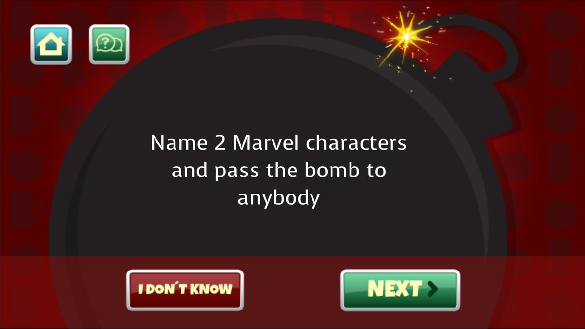 ExplodingParty's tweet image. Exploding Party is the new best party and drinking game to play with your friends in 2022. Answer the questions and pass the bomb before it explodes in your hands!
.
.
.
#Drinkinggame #partygame #DrStrange #DrStrangeMultiverseOfMadness #drinkinggames

apps.apple.com/us/app/explodi…